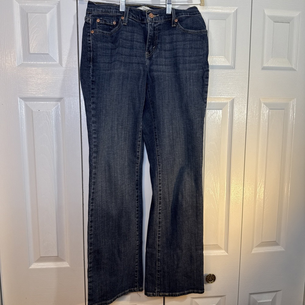 Levi's 529 Curvy Boot Cut Jeans Size 10 Retro Faded Wash Lower Rise W30 L32‎